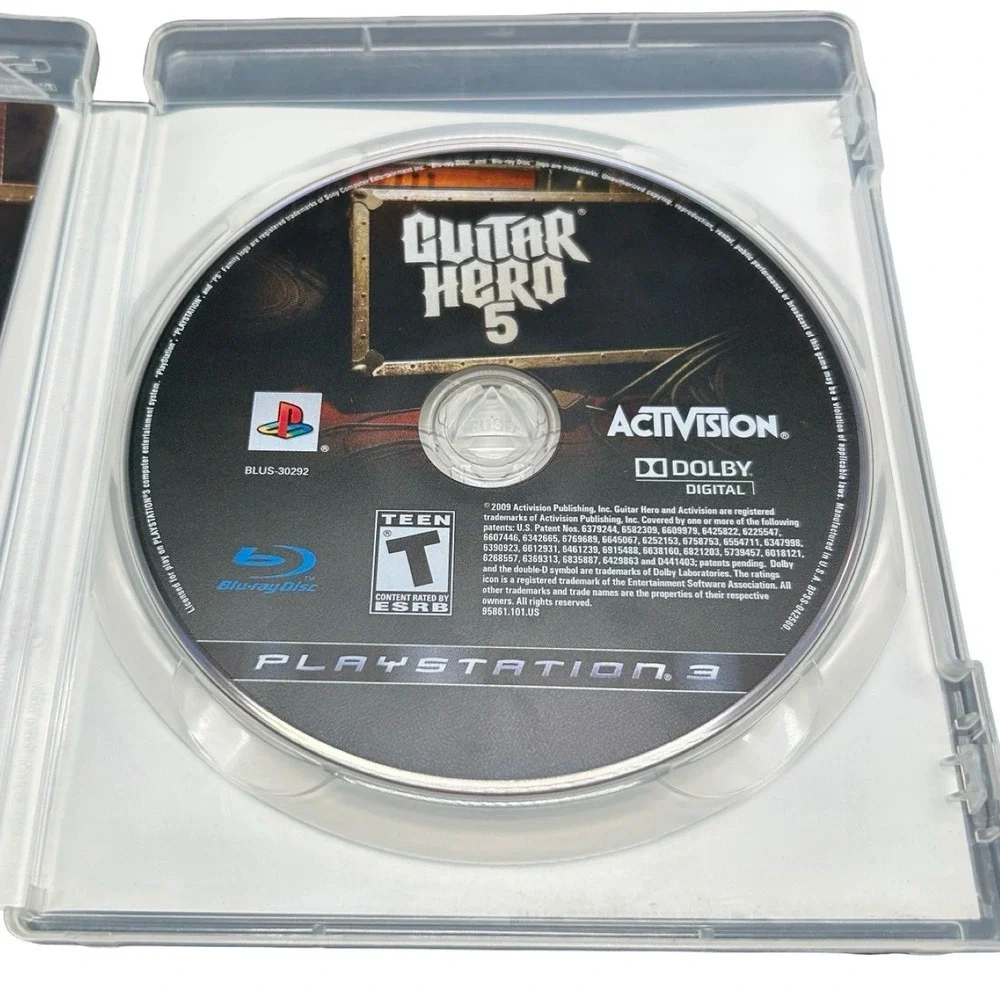 Guitar Hero 5 Sony PlayStation 3 PS3 Game Activision BLUS-30292 Complete CIB
